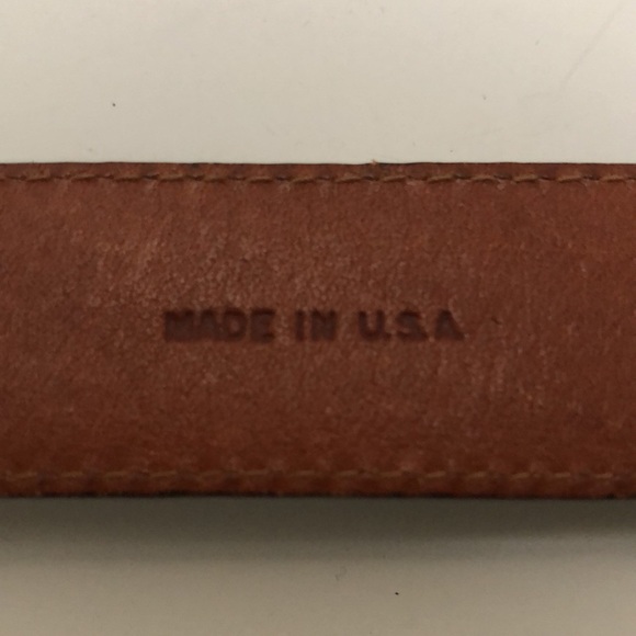 NWOT Black Alligator Grain Calfskin Belt Size S main image 2